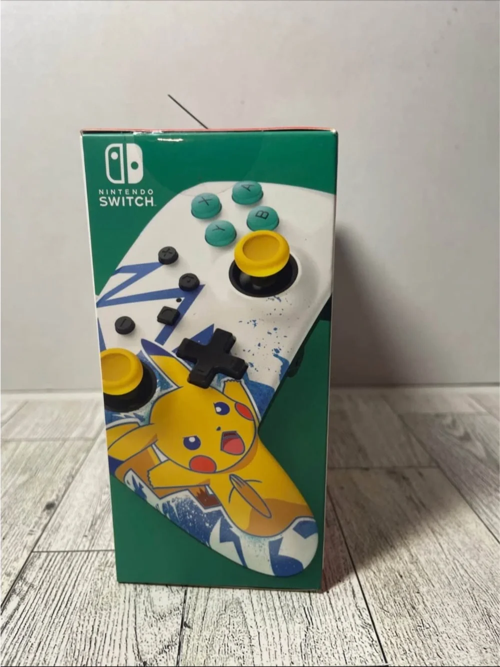 Pikachu White Wired Controller for Nintendo Switch sealed